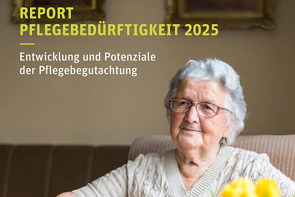 Titelbild des Reports Pflegebedürftigkeit 2025